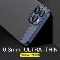 Kolorowe 0.3mm Ultra cienkie matowe etui do iPhone 13 12 mini 11 XR X XS Pro Max 6 7 8 SE 2 3 przezroczyste twarde matowe etui na telefon 4